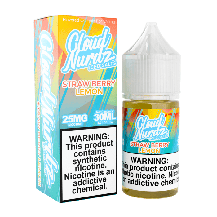 Buy Cloud Nurdz | Iced Strawberry Lemon | Ejuice | Eliquid | Salt | 30 ml E-Juice Resellers at Cheap Wholesale Distributor Deal Prices from ejuiceresellers.com