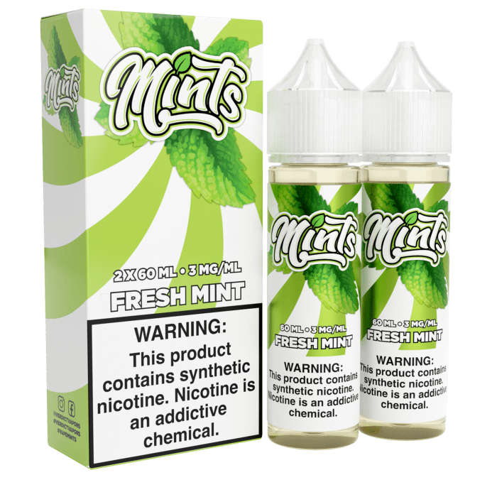 Buy Mints | Fresh Mint | Ejuice | Eliquid | 60 mL at Cheap Wholesale Distributor Deal Prices from ejuiceresellers.com