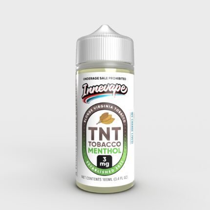 Buy Innevape | Menthol | TNT Tobacco | Ejuice | Eliquid | 100 mL at Cheap Wholesale Distributor Deal Prices from ejuiceresellers.com