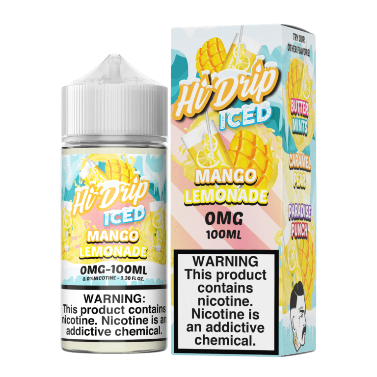 Buy Hi Drip | Iced Mango Lemonade | Ejuice | Eliquid | 100 ml E-Juice Resellers at Cheap Wholesale Distributor Deal Prices from ejuiceresellers.com