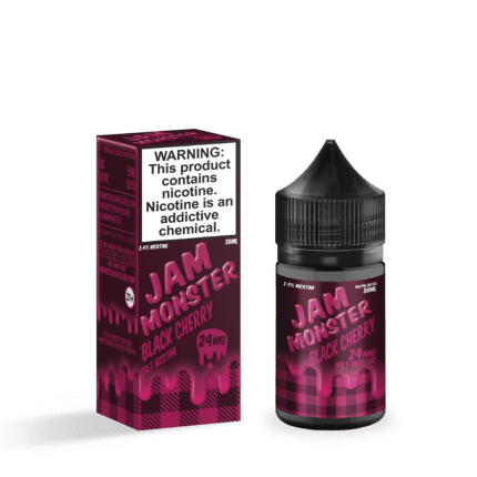 Buy Jam Monster | Black Cherry | Ejuice | Eliquid | Salt | 30 ml E-Juice Resellers at Cheap Wholesale Distributor Deal Prices from ejuiceresellers.com
