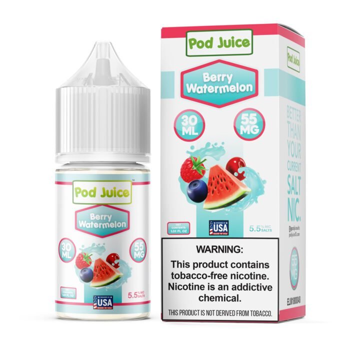 Berry Watermelon by Pod Juice Salt - 30mL - Image 1