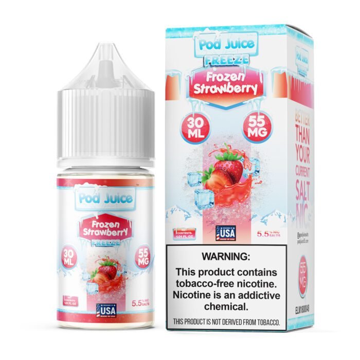 Frozen Strawberry by Pod Juice Salt - 30mL - Image 1