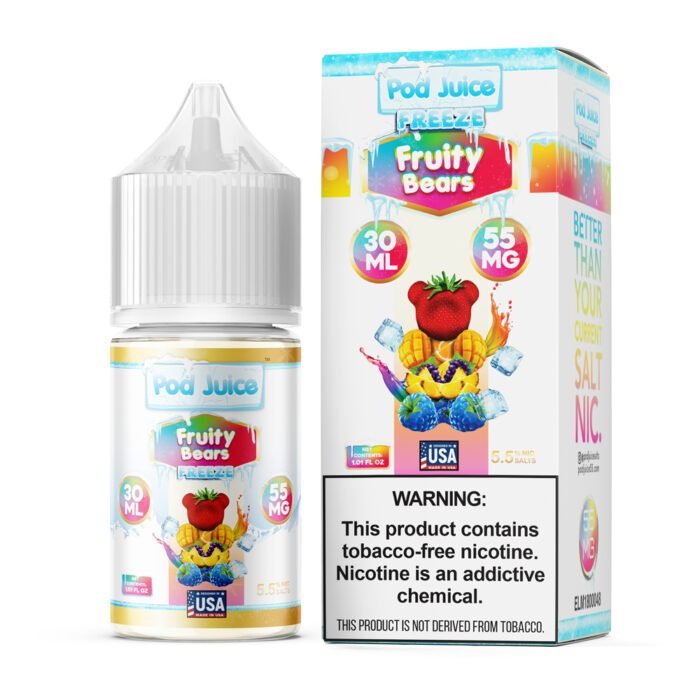 Fruity Bears Freeze by Pod Juice Salt - 30mL - Image 1