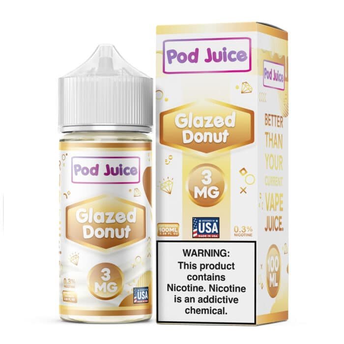 Glazed Donut by Pod Juice - 100mL - Image 1