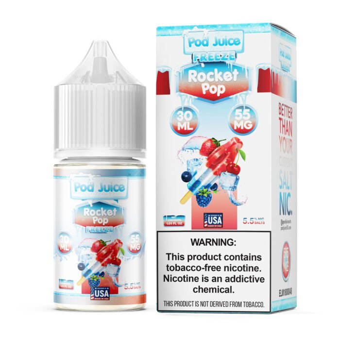 Rocket Pop Freeze by Pod Juice Salt - 30mL - Image 1