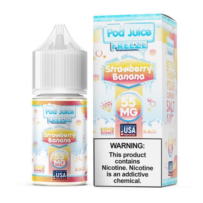 Strawberry Banana Freeze by Pod Juice Salt - 30mL - Image 1