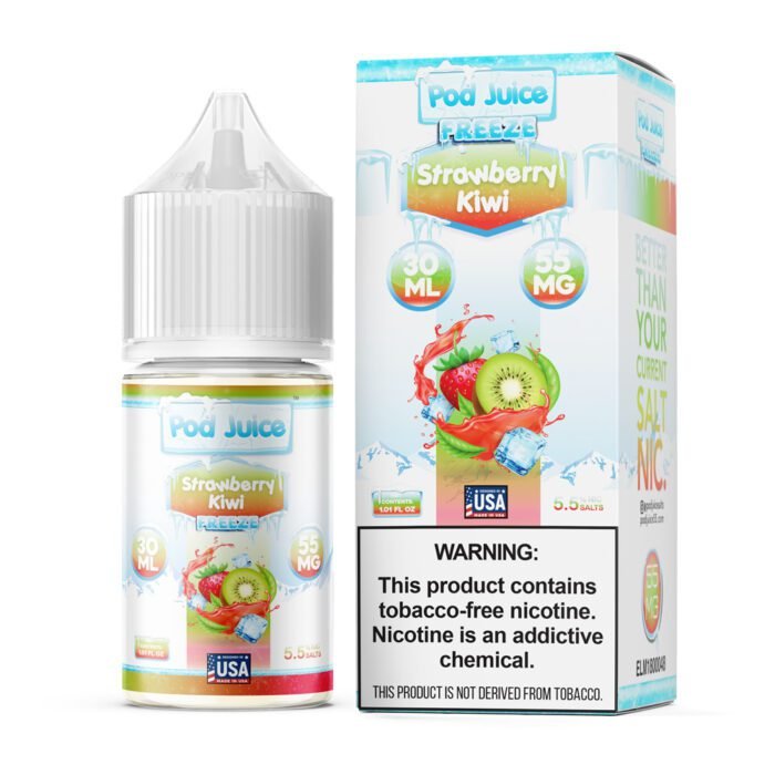Strawberry Kiwi Freeze by Pod Juice Salt - 30mL - Image 1