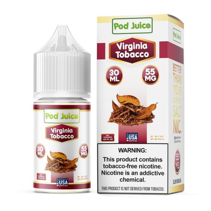 Virginia Tobacco by Pod Juice Salt - 30mL - Image 1