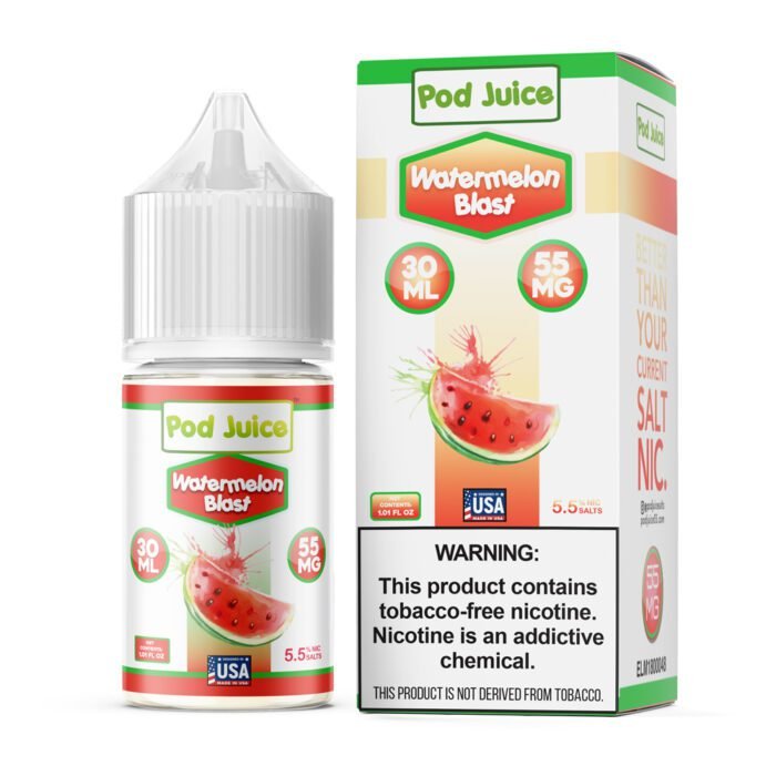Watermelon Blast by Pod Juice Salt - 30mL - Image 1